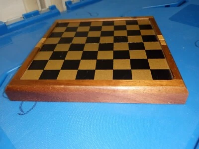 Drueke Magnetic Chess Set The Little Jewel 90010 Folding Travel VTG Board Only - Image 1 of 4