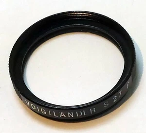 Voigtlander IKON P UV S 27 2X FILTER  27mm Clear protector - Picture 1 of 10