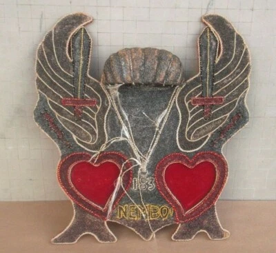 Grande crest vintage anni '50/60 del 183° Reggimento Nembo Divisione Folgore - Immagine 1 di 4