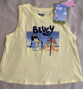 Bluey Women's Beach Graphic Tank Top Large NWT - Picture 1 of 5
