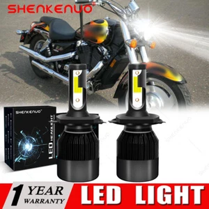 2 6000K Bright LED bulbs for Honda 2003-2007 VT1100C2 Shadow Sabre headlight US - Bild 1 von 12