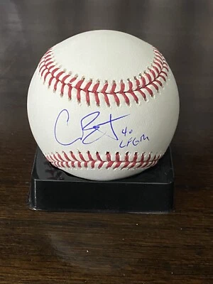 CHRIS BASSITT Signed Autgraphed MLB Baseball “LGM” NY Mets PSA Authenticated - Image 1 of 3