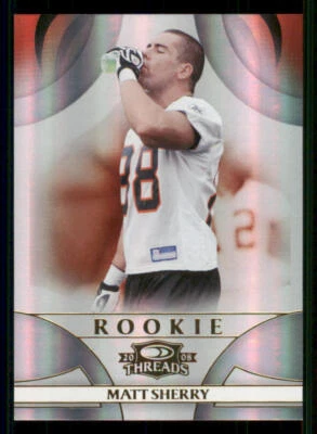 2008 Donruss Threads #216 Matt Sherry RC /999 - Image 1 of 2