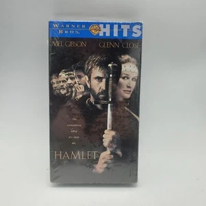 Hamlet VHS 1990 VCR Video Tape Movie New Mel Gibson Glenn Close Warner Bros Vtg - Picture 1 of 6