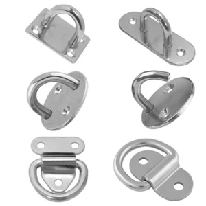 Decksplatte Mastplatte Augplatte Aughaken Klappauge Edelstahl Zurroese Fenderöse - Bild 1 von 18