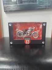 MAISTO 1/18 HARLEY DAVIDSON MOTORCYCLE 1958 FLH DUO-GLIDE BLUE SERIES 12 HD 2001