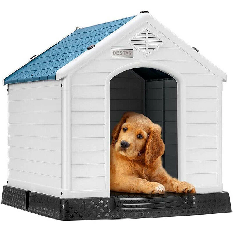 33" Durable Waterproof Large Pet Dog House Indoor Outdoor Puppy Shelter Kennel  - Image 1 of 4