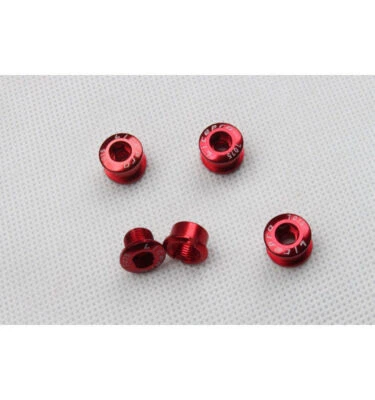 5PC Aluminum alloy 7075 CNC Bike Chainring Bolts Single/Double Speed Crank Bolt - Image 1 of 4