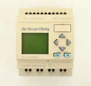 IDEC FL1C-H12RCC SmartRelay, Output 4xRelay/10A, Input 8xAC/DC - Picture 1 of 5