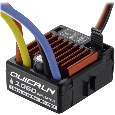 Hobbywing QuicRun 1060 T-Stecker Automodell Brushed Fahrtregler Belastbarkeit - Bild 1 von 4