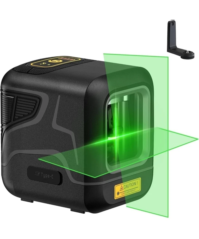 Fanttik D2 Pocket Green Laser Level, 100 ft Self-Leveling Cross Line Laser, New