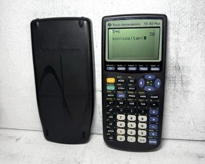 Texas Instruments TI-83 Plus calcolatrice grafica con cover testata funzionante - Foto 1 di 14