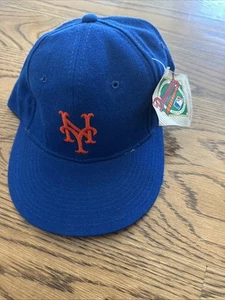 Vintage New York METS New Era Hat Cap 80s 90s Diamond Collection sz 7 5/8 (read) - Picture 1 of 14