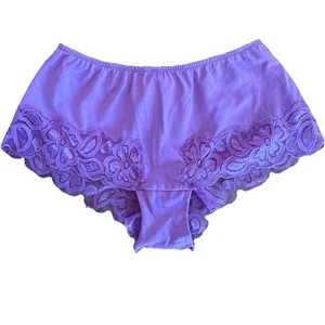Delicates Vintage lila neu Spitze Lo Rise Höschen Slip 5 - Bild 1 von 4