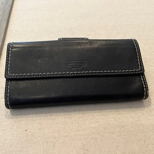Cartera Coach negra vintage plateada - Imagen 1 de 7