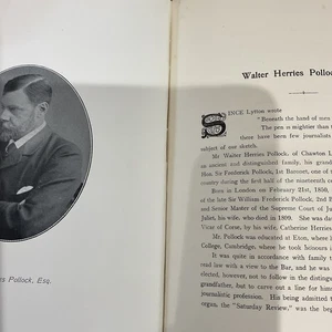 HAMPSHIRE 1912  Walter Herries POLLOCK - of Chawton Lodge , Alton  - Picture 1 of 2