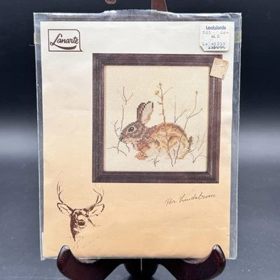 "Kit de punto de cruz Lanarte conejito contado por Lindstrom 6x6"" de colección nuevo en stock" Foto 1 de 4