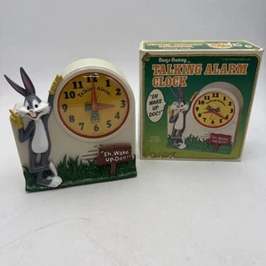 Bugs Bunny sprechender Wecker von 1974 in orig. Box TOP ZUSTAND. (Abdeckung fehlt) - Bild 1 von 24