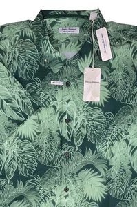 TOMMY BAHAMA Sport Bahama Coast Luminescent IslandZone Hawaiian Shirt Size 4XLT - Picture 1 of 7