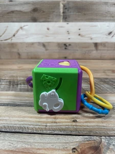Playskool Baby Sonaglio Box Anelli (2005) Clip On Mouse Orologio Peloso Neonato Culla Giocattolo - Foto 1 di 6