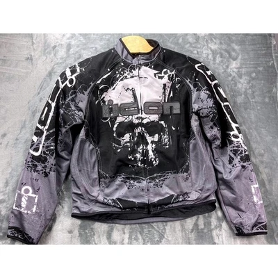 Icon Decay Hooligan Motorcycle Jacket XXL Black Gray Skull Mesh Armor - Image 1 of 4