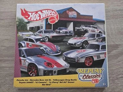 HOT WHEELS MATTEL 80 . Coffret de 7 véhicules REPLAY THE CLASSICS .  JFH01 - Photo 1/3