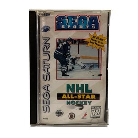 Sega Sports NHL All-Star Hockey Sega Saturn Game with booklet VINTAGE 1998