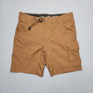 Prana Cargo Shorts Herren 32x8 braun Stretch Zion Gürtel Outdoor Wandern - Bild 1 von 10