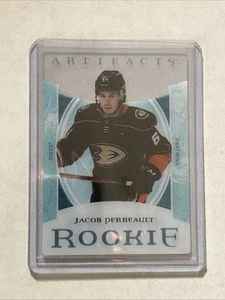 2022-23 Artifacts Clear Cut Rookie Jacob Perreault #194 Ducks (RC) - Picture 1 of 2