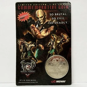 Midway - Commemorative Coin LE - Mortal Kombat Deadly Alliance Scorpion RARE - Picture 1 of 2