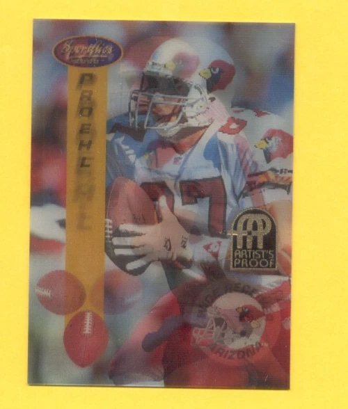 1994 Sportflics RICKY PROEHL Arizona Cardinals Artist's Proof AP Insert Card - Image 1 of 1