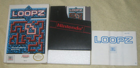 Loopz Complete in Box for NES .Authentic. Nintendo. Near MINT. Cleaned/Tested.