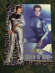 1998 Star Trek Voyager Profiles SEVEN OF NINE Emotional II #5 sur 9 - Jeri Ryan - Photo 1/2