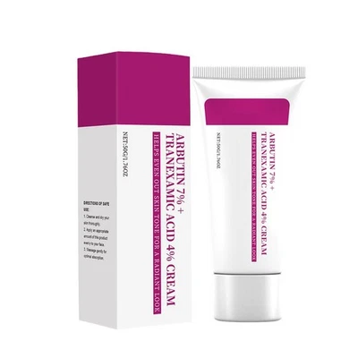 Crème à l'arbutine 7 % et à l'acide tranexamique 4 % 50 g - Atténue les taches , - Image 1 of 4