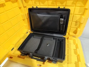 Black U.S. Military Surplus Pelican 1490 Protector Laptop Case -keys included - Picture 1 of 6