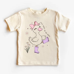 Girls Silly Goose On The Loose Shirt - Funny Kids Tee - Picture 1 of 5