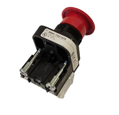 NIB ALLEN BRADLEY 800H-FRXT6D4 PUSH-PULL DEVICE 800HFRXT6D4 SER. F (DAMAGED BOX) - Image 1 of 4