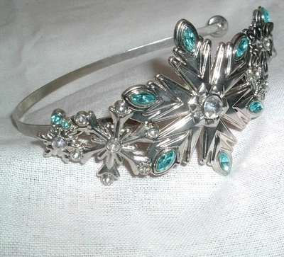 DIADEMA DISNEY ELSA FROZEN JOYA COPO DE NIEVE PLATA EDICIÓN LIMITADA Foto 1 de 4