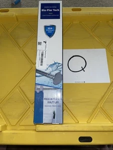 BLU-PIER TECH DUSCHVORHANGSTANGE SPANNUNG - 28-48 ZOLL NIE ROSTEN - SILBER - Bild 1 von 6