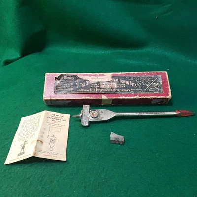 Vintage Nº Broca expansiva 22 micro esfera The Irwin Auger Bit Company soporte Foto 1 de 4