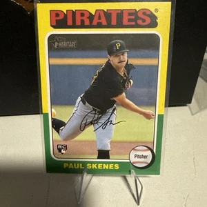 2024 Topps Heritage High Number Paul Skenes (RC) - Picture 1 of 3