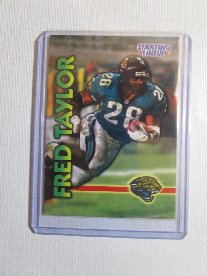 1999 Starting Lineup Fred Taylor Jacksonville Jaguars Football Card - Image 1 of 1