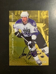 99-00 BAP Millennium Gold Signature Autograph Auto #124 Dan Bylsma Kings - Picture 1 of 1