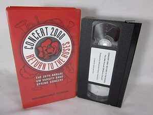 Wisconsin Varsity Band Concert 2000 Return to the Roses VHS Leckrone UW - Picture 1 of 5