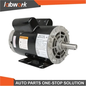 Labwork 5HP Compressor Duty Electric Motor 230V 1 Phase 3450 RPM Frame-56HZ 7/8" - Picture 1 of 23