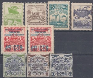 F-EX3318 SPAIN ESPAÑA FACSIMILES -FORGERY. REPUBLICA ESPAÑOLA CIVIL WAR LOT. - Picture 1 of 1