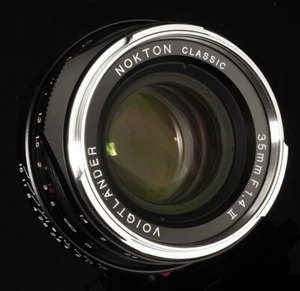 Voigtlander USA WARRANTY 35mm f1.4 II MC Ver 2 NOKTON for ALL Leica M - Picture 1 of 4