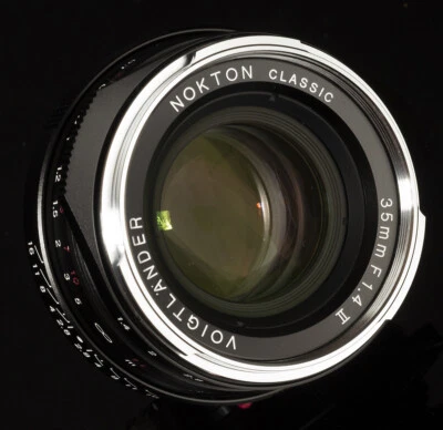 Voigtlander USA WARRANTY 35mm f1.4 II MC Ver 2 NOKTON for ALL Leica M - Image 1 of 4