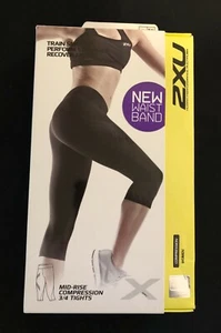 NUEVAS en caja 2XU para mujer de mediana altura compresión 3/4 negras M medianas negras/en caja  - Imagen 1 de 10