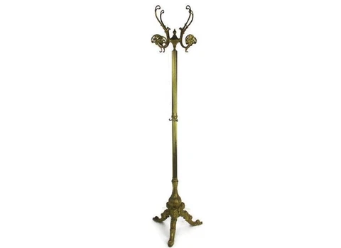 Standing Hall Tree Coat Hallway Rack Brass Mermaids Base Italian Eyecatcher Cover